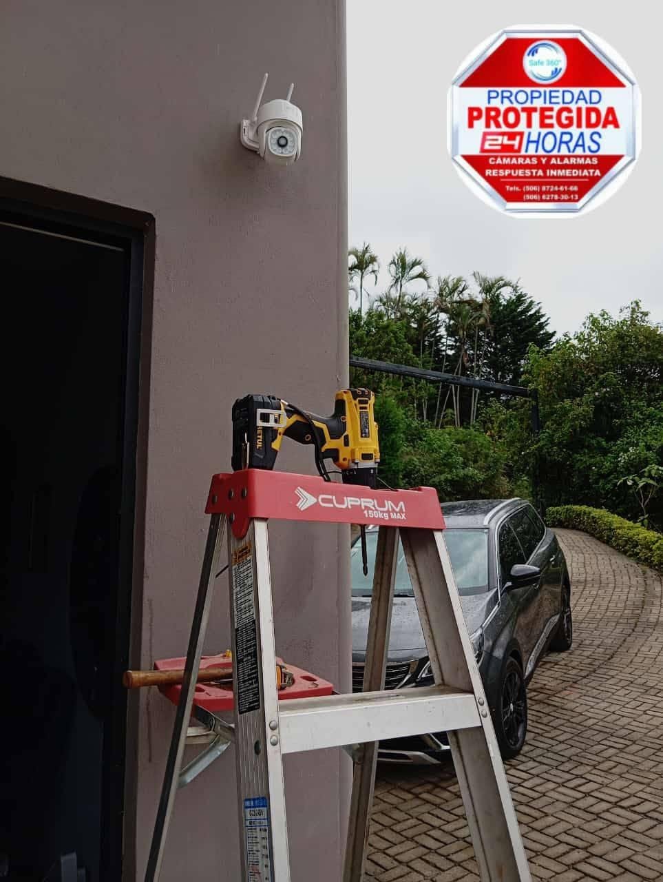 Instalación estética y profesional de cámara Wifi